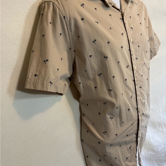 A-2 Men’s‎ Cactus Man Cream & Black Short Sleeve Button Down Shirt Size L - Picture 6 of 16